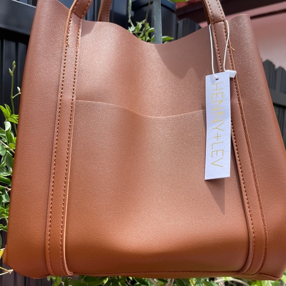 Henny+Lev Danielle Tote Bag “Cognac” - Picture 8 of 15